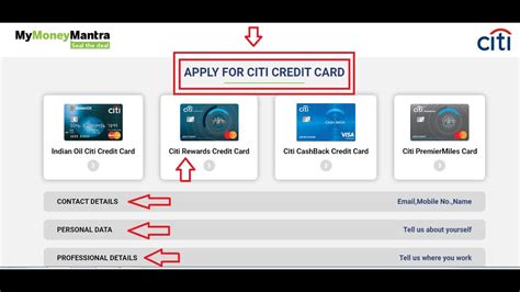 citi online credit card application.